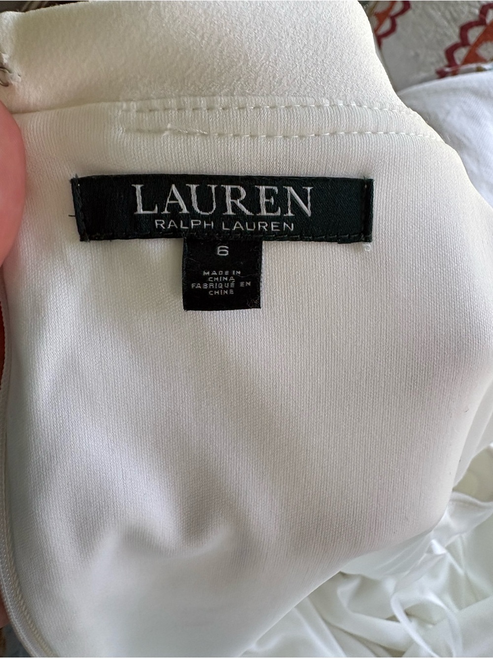 Ralph Lauren Cream V-Neck Wrap Jumpsuit - Picture 3 of 4